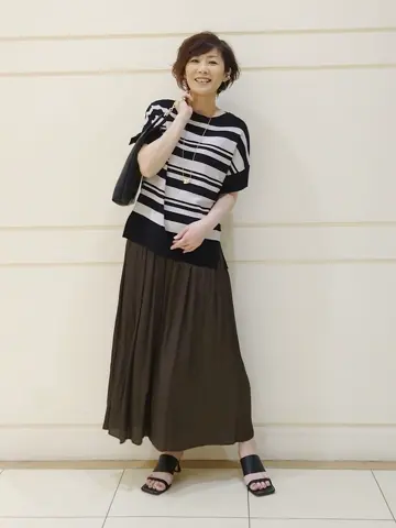 自由区 maruri コーディネート画像