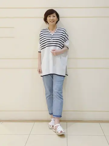 自由区 maruri コーディネート画像