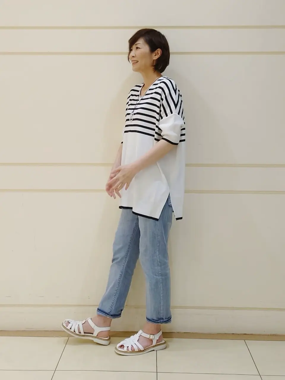 自由区 maruri コーディネート画像