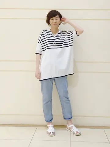 自由区 maruri コーディネート画像