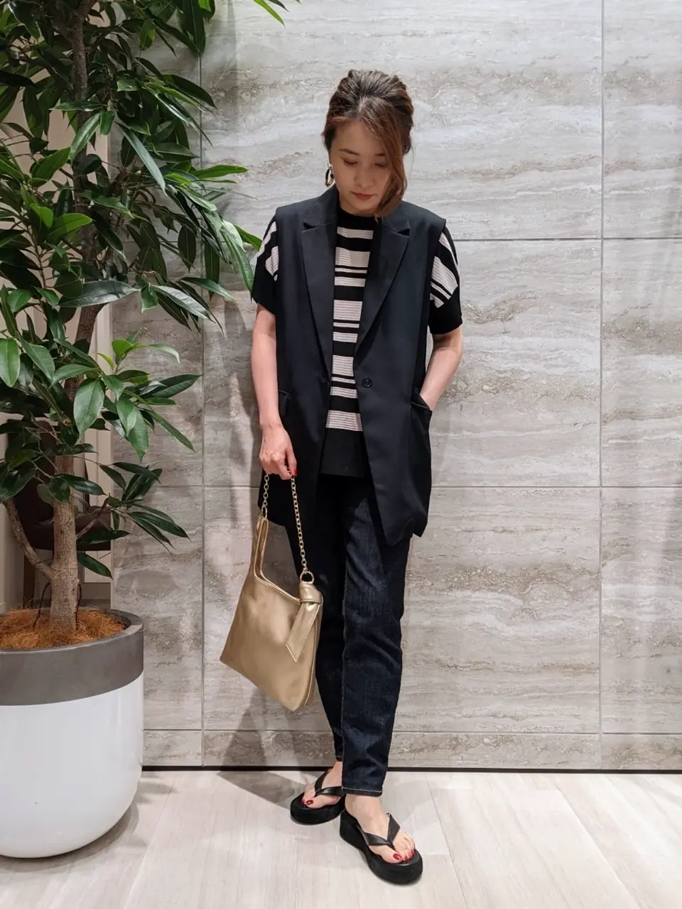 自由区 Nakai コーディネート画像