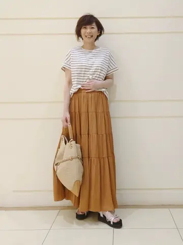 自由区 maruri コーディネート画像