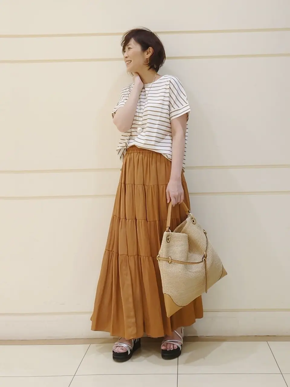 自由区 maruri コーディネート画像