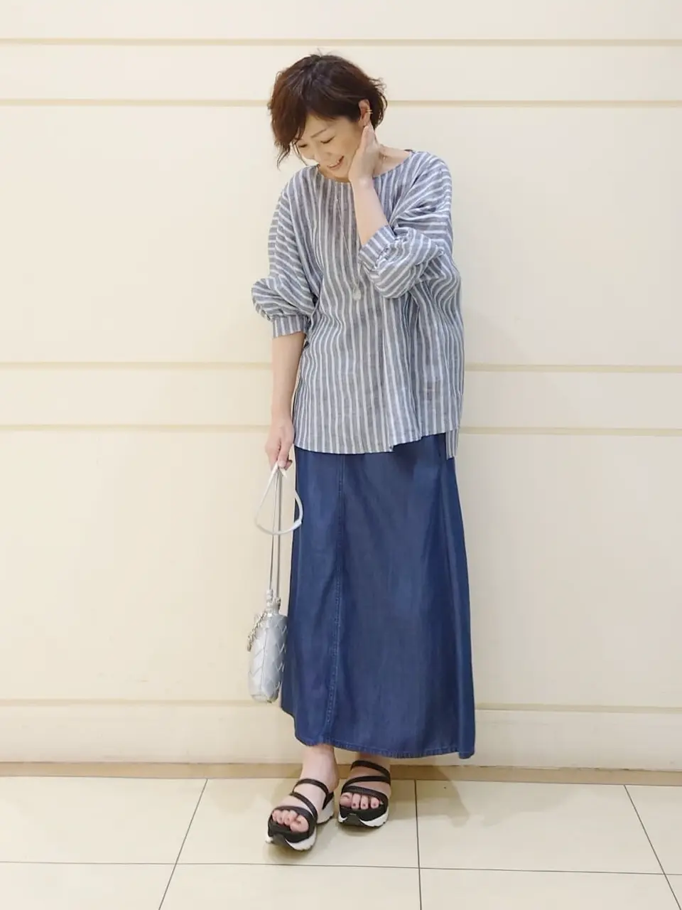 自由区 maruri コーディネート画像