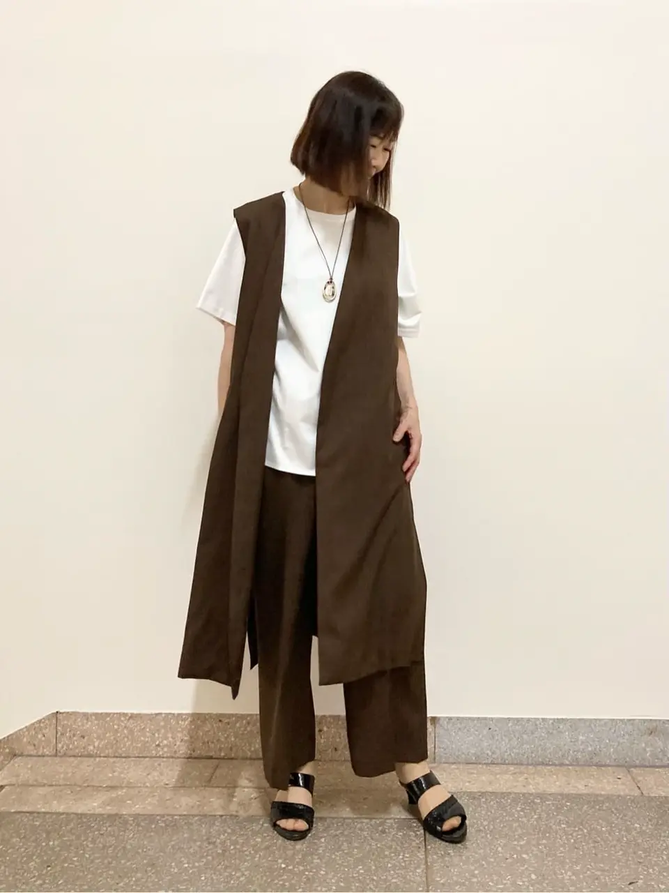 自由区 阿部 コーディネート画像