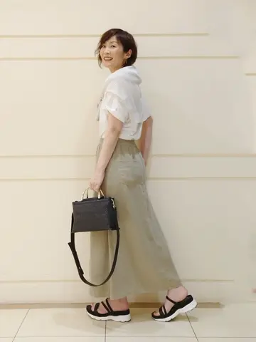 自由区 maruri コーディネート画像