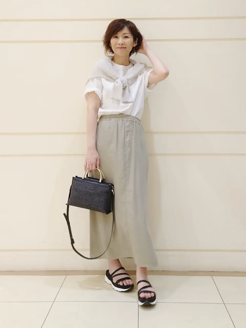 自由区 maruri コーディネート画像