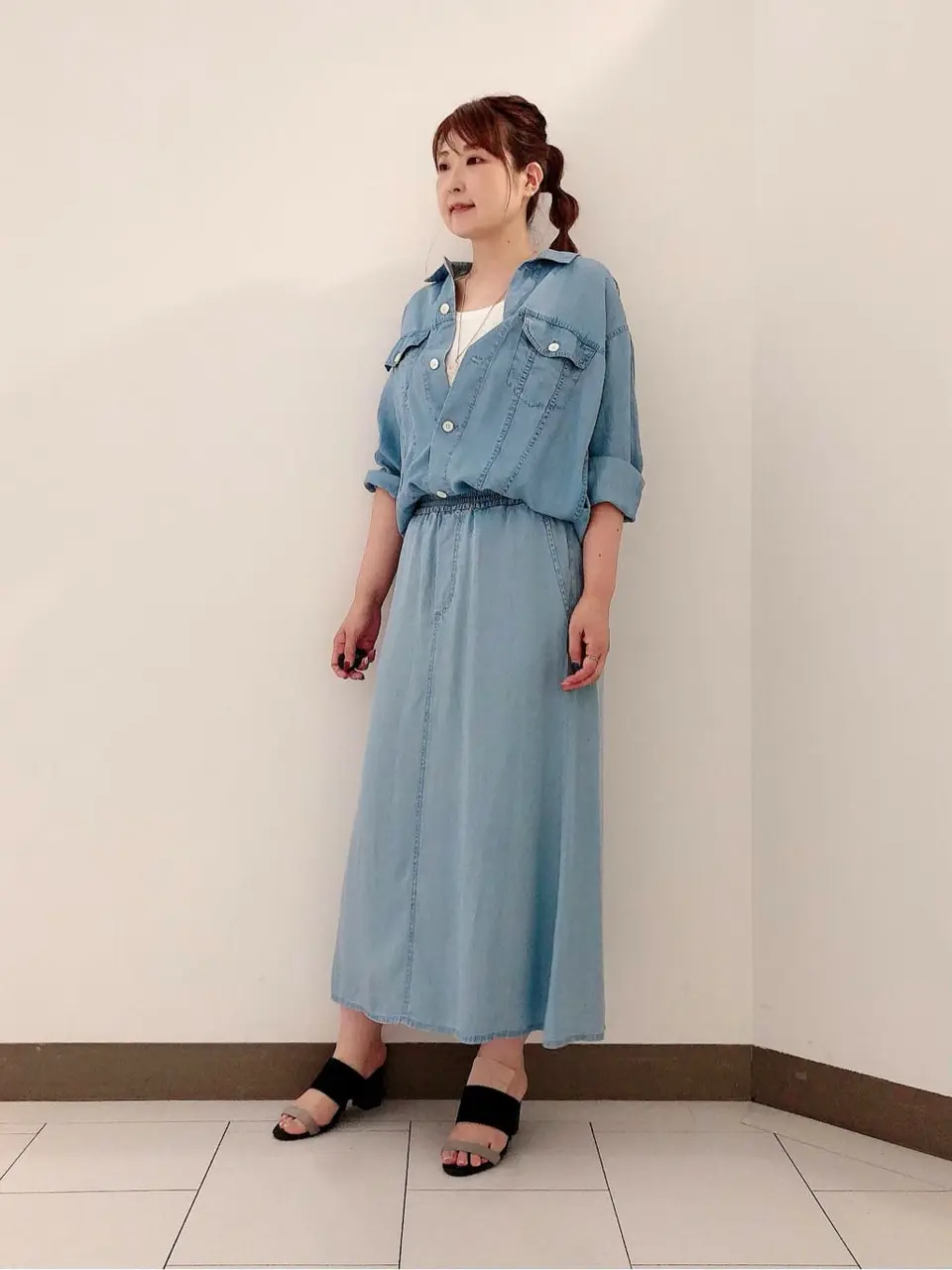 自由区 スタッフ コーディネート画像