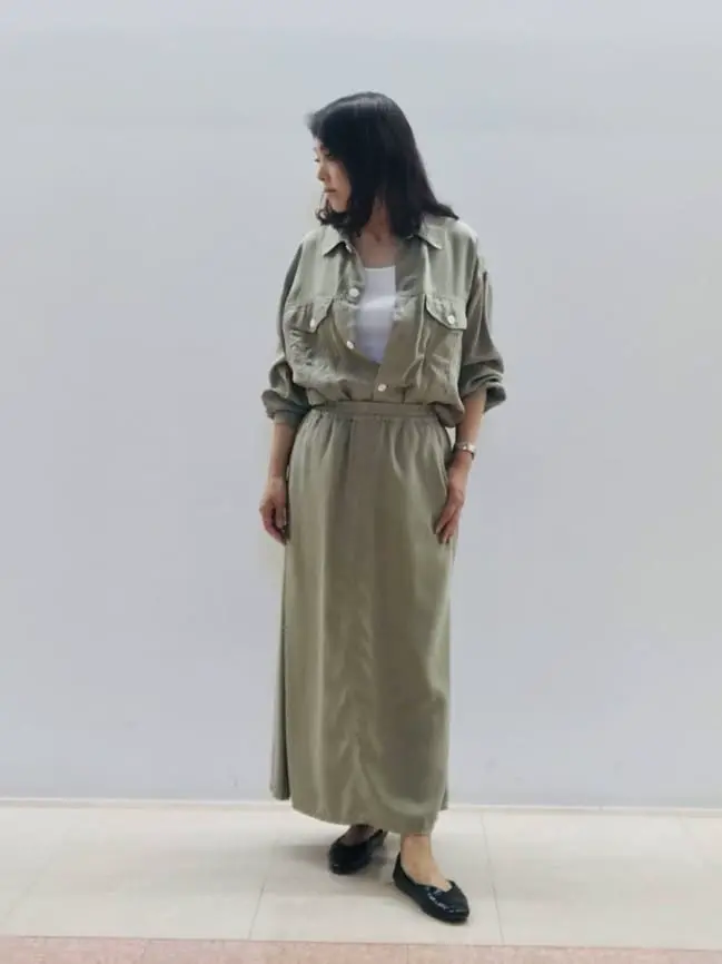 自由区 スタッフ コーディネート画像