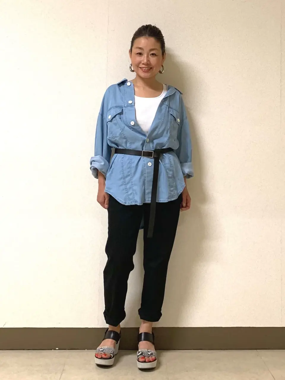 自由区 坂本 コーディネート画像