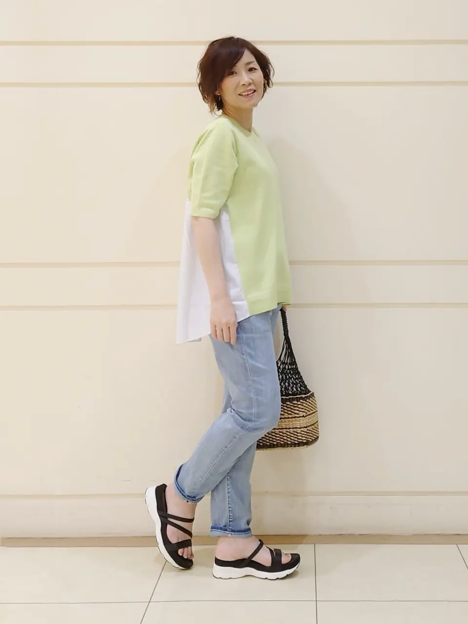 自由区 maruri コーディネート画像