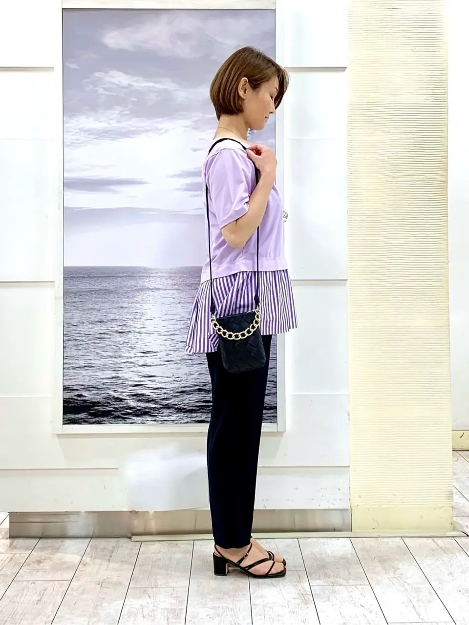 自由区 中鉢 コーディネート画像