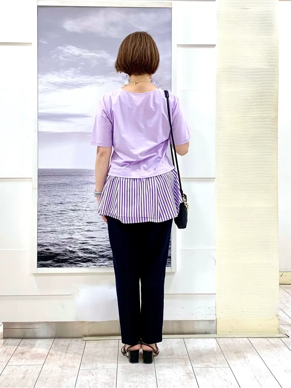 自由区 中鉢 コーディネート画像