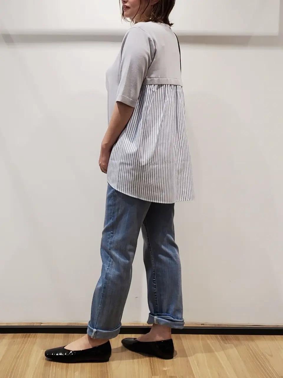 自由区 eri コーディネート画像