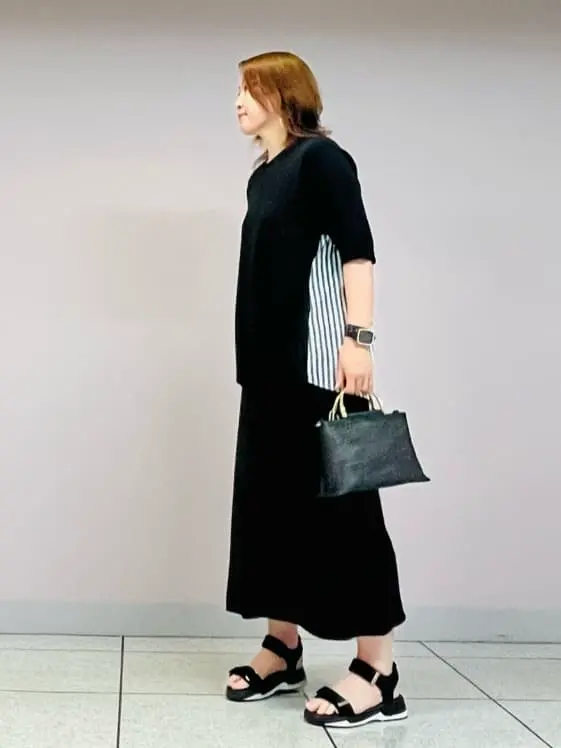 自由区 上島 コーディネート画像