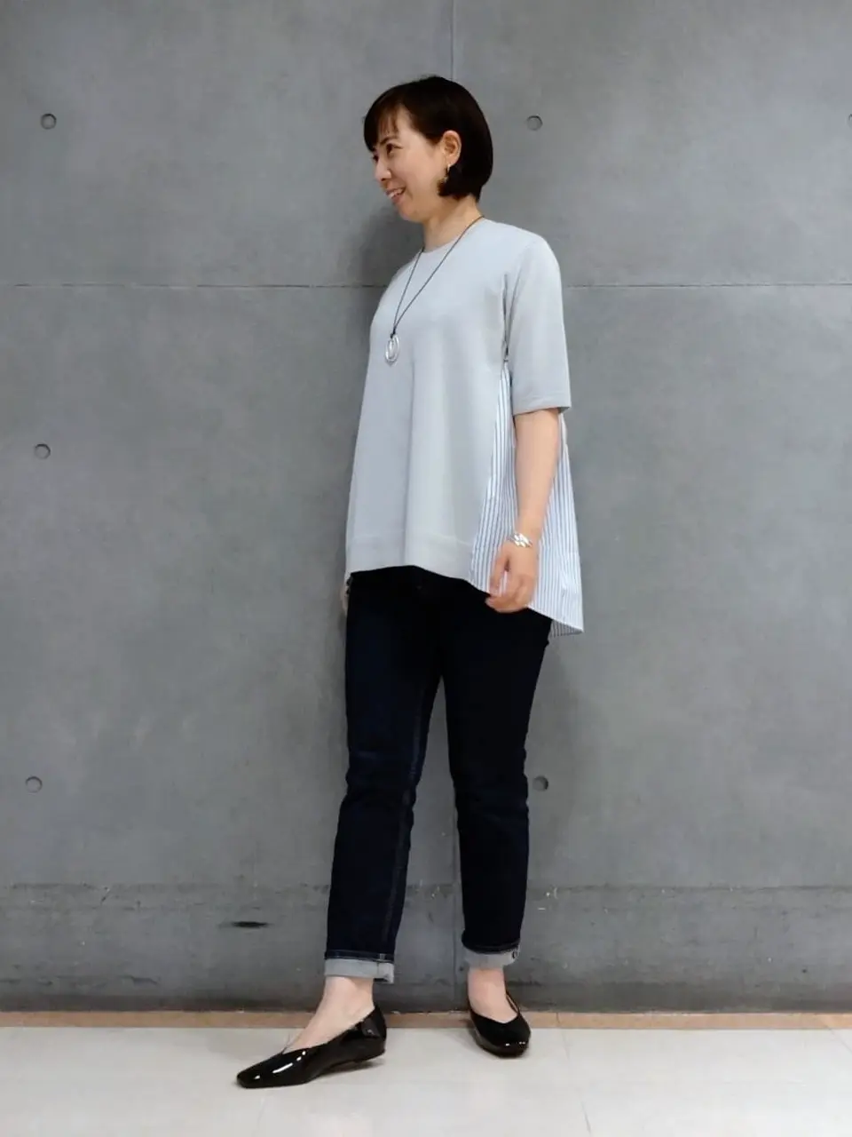 自由区 丸尾 コーディネート画像