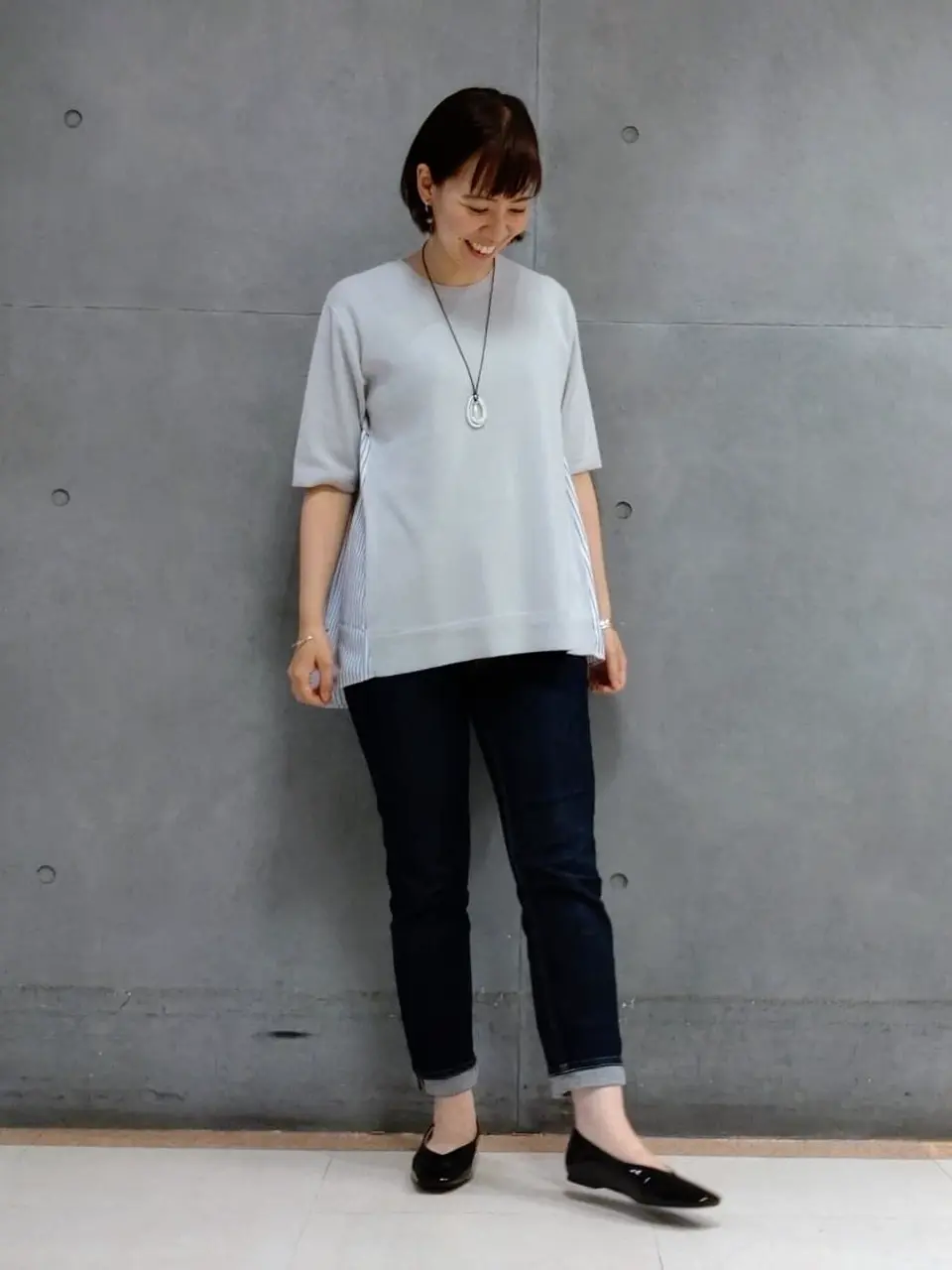 自由区 丸尾 コーディネート画像