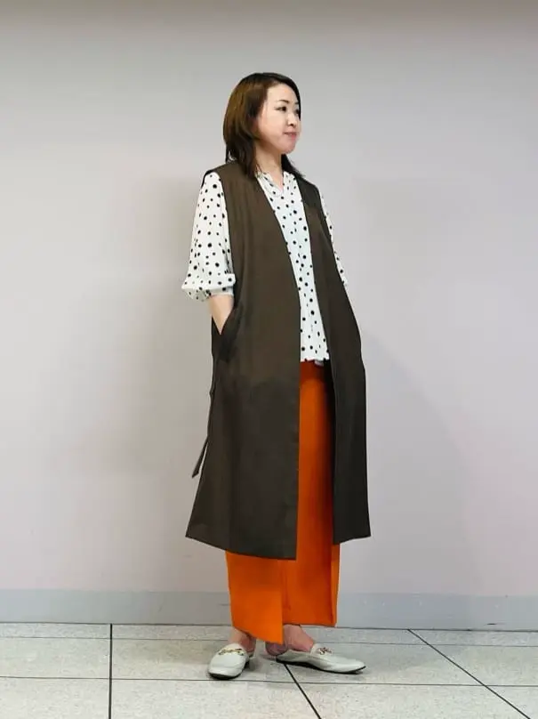 自由区 上島 コーディネート画像