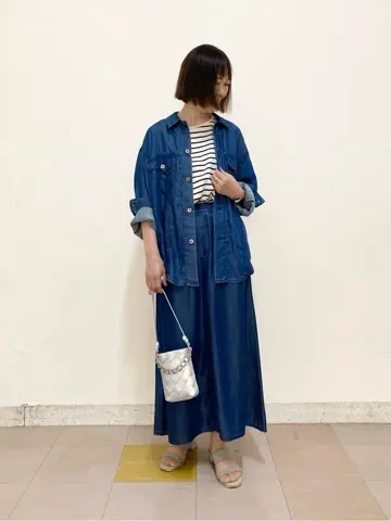 自由区 阿部 コーディネート画像