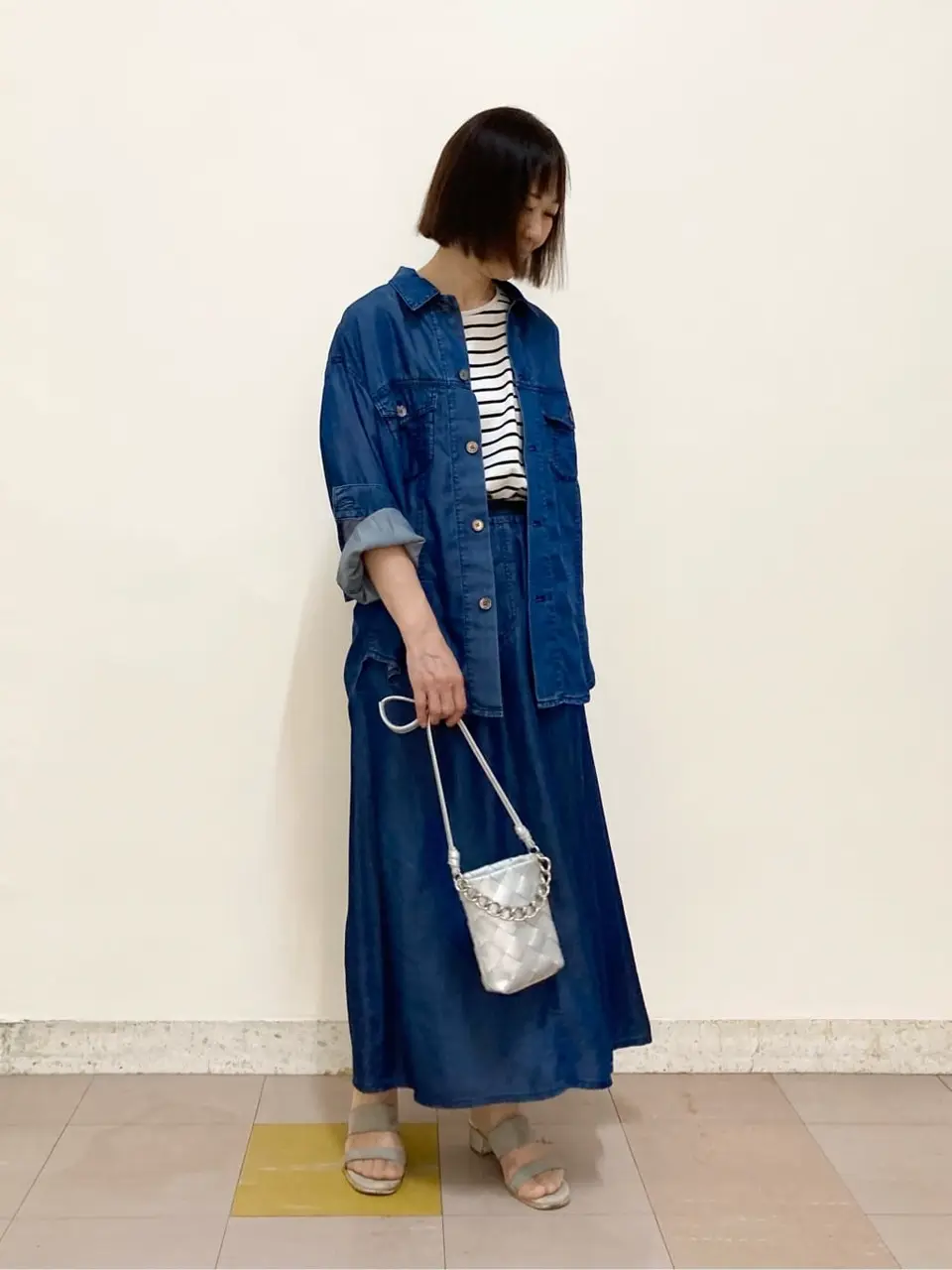 自由区 阿部 コーディネート画像