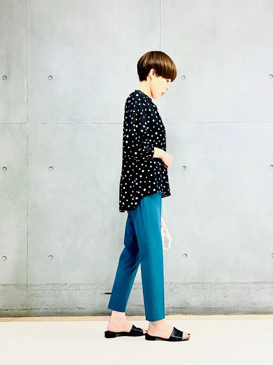 自由区 冨樫 コーディネート画像