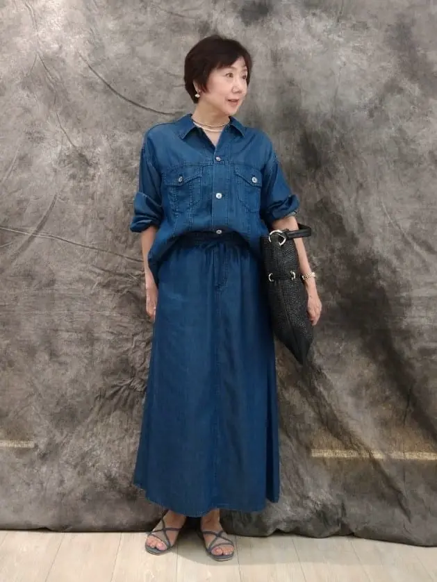 自由区 鶴田 コーディネート画像