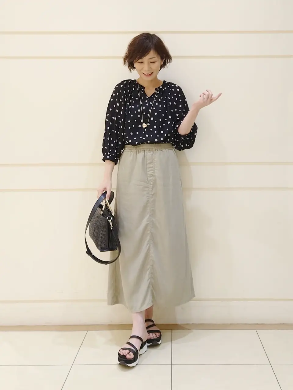 自由区 maruri コーディネート画像