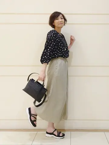 自由区 maruri コーディネート画像