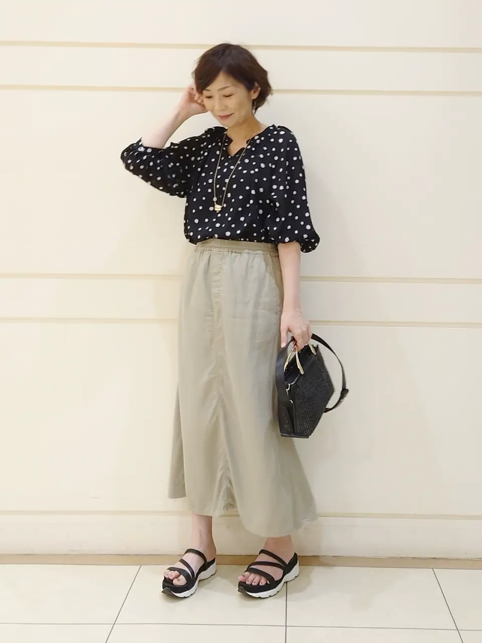 自由区 maruri コーディネート画像