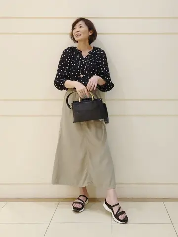 自由区 maruri コーディネート画像