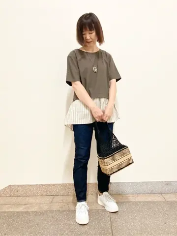 自由区 阿部 コーディネート画像