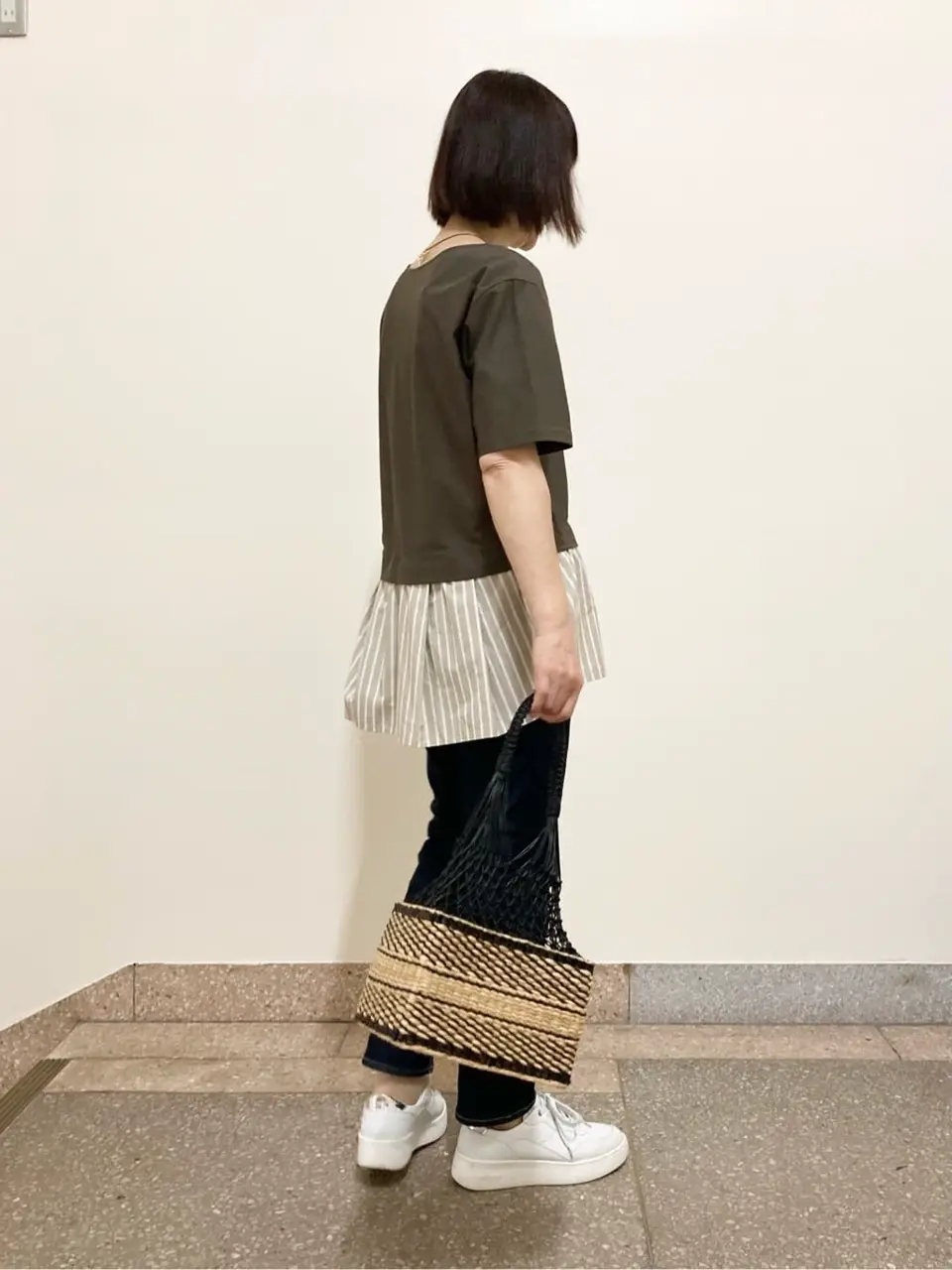 自由区 阿部 コーディネート画像