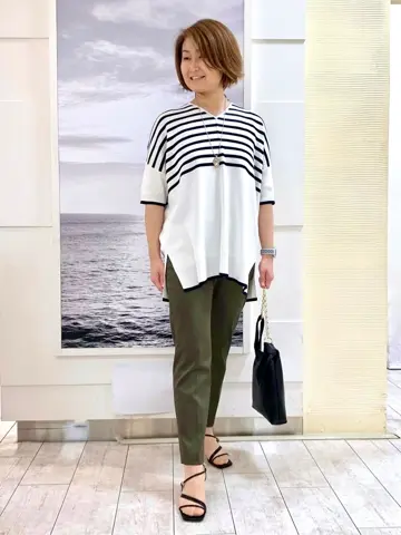 自由区 中鉢 コーディネート画像