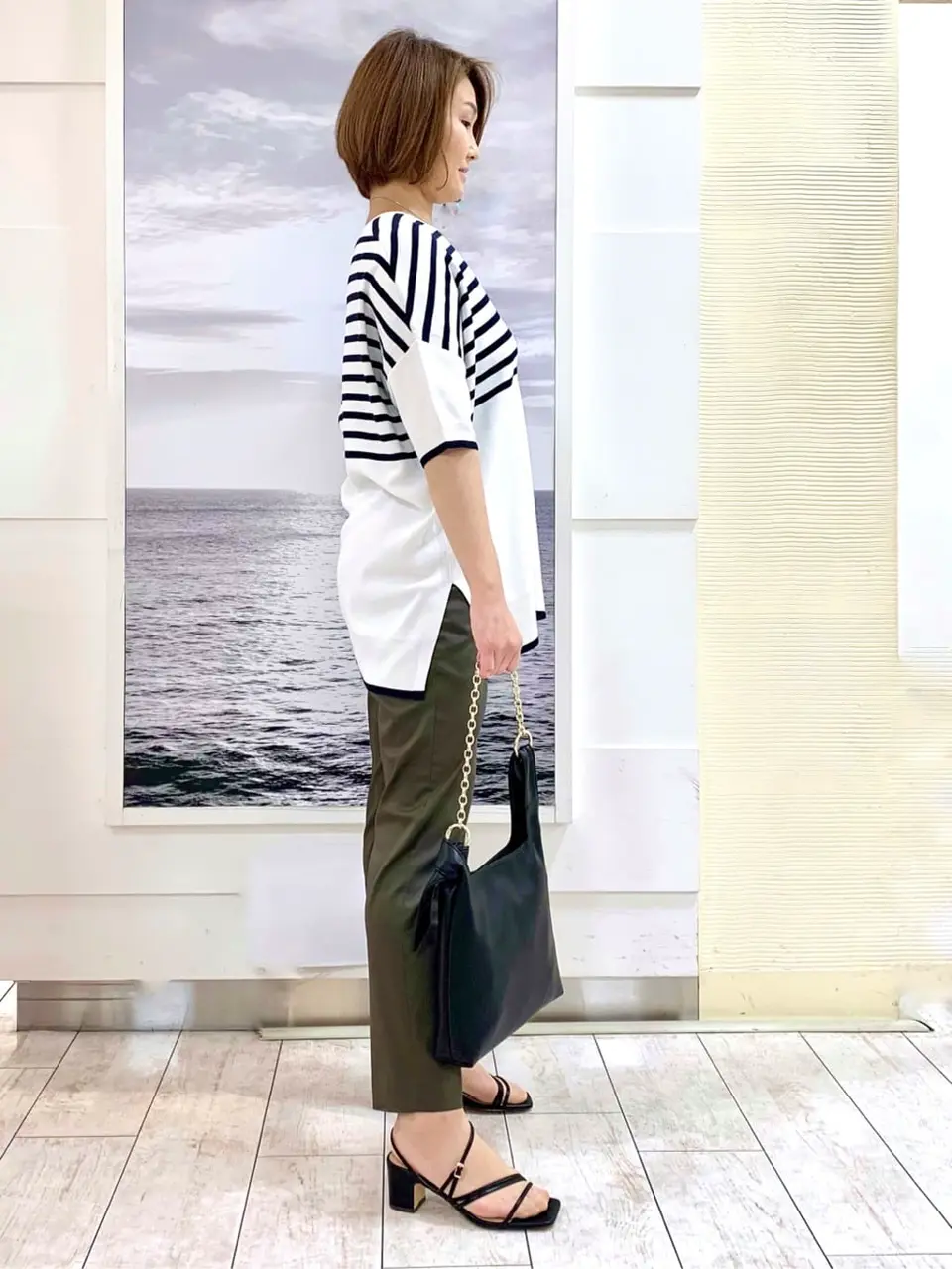 自由区 中鉢 コーディネート画像