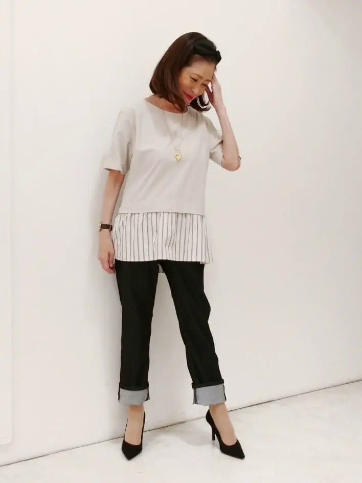 自由区 八田 コーディネート画像