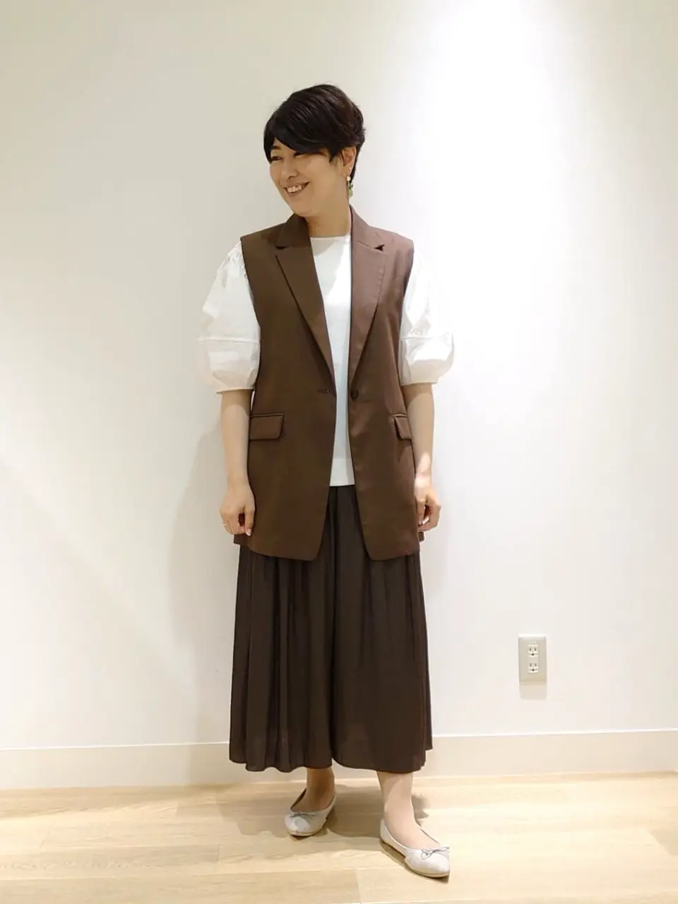 自由区 田中 コーディネート画像