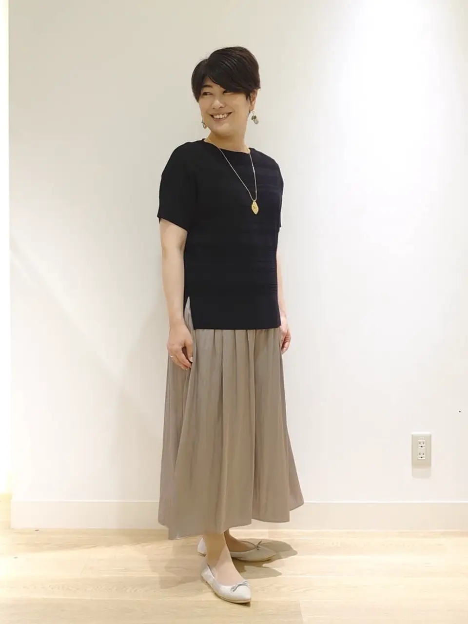 自由区 田中 コーディネート画像