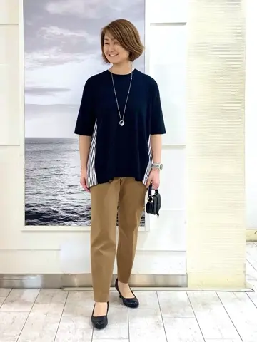 自由区 中鉢 コーディネート画像