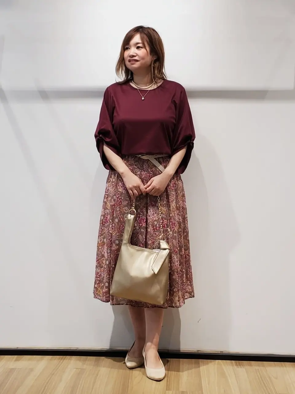 自由区 eri コーディネート画像