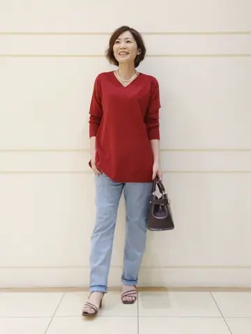 自由区 maruri コーディネート画像