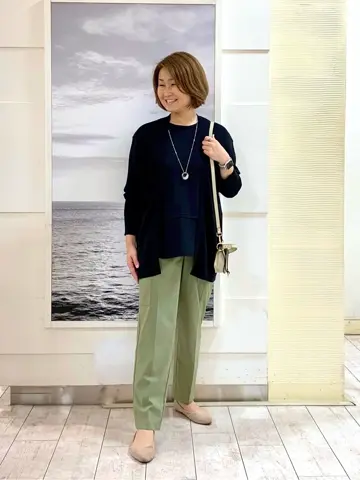 自由区 中鉢 コーディネート画像