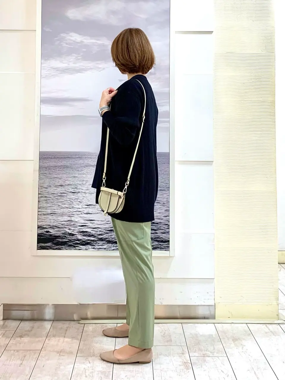 自由区 中鉢 コーディネート画像