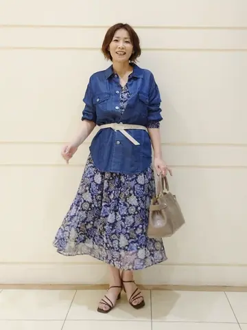 自由区 maruri コーディネート画像