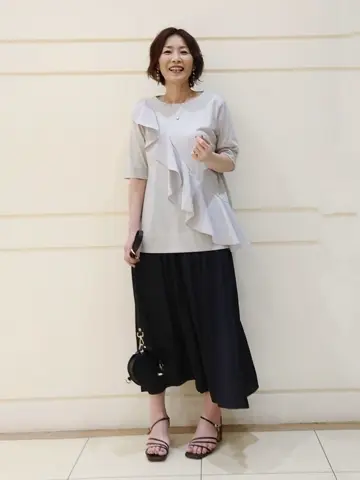 自由区 maruri コーディネート画像