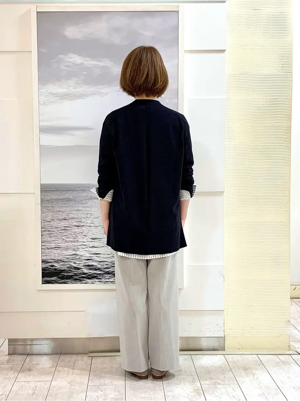 自由区 中鉢 コーディネート画像