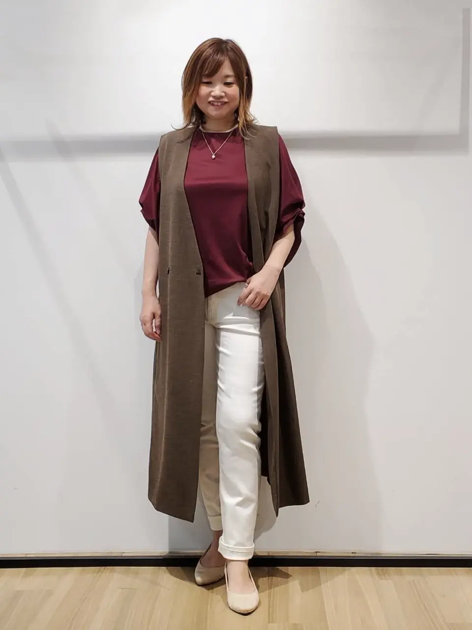 自由区 eri コーディネート画像