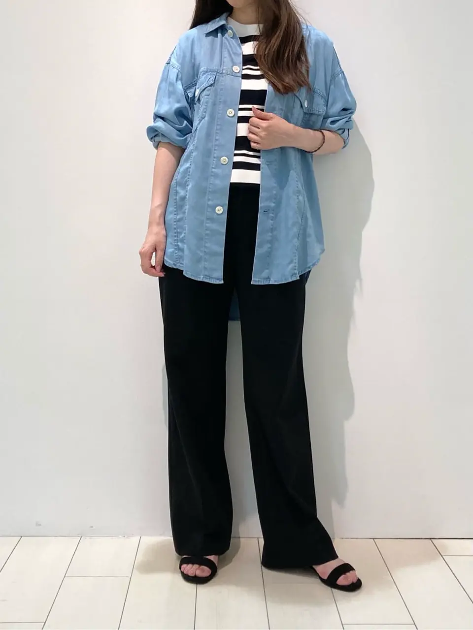 自由区 檀 コーディネート画像