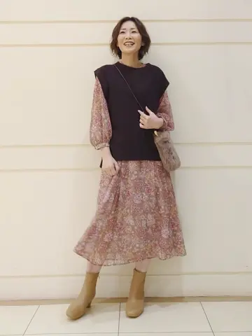 自由区 maruri コーディネート画像