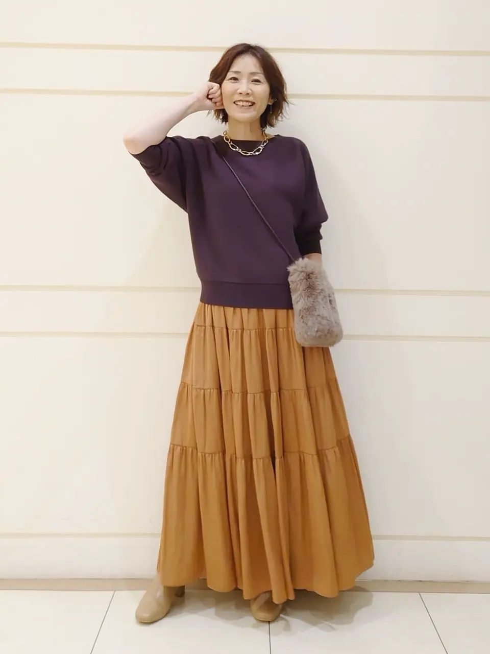 自由区 maruri コーディネート画像