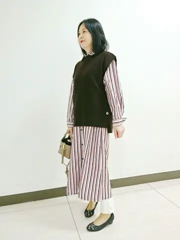 自由区 スタッフ コーディネート画像